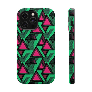 Neon Triangles - iPhone MagSafe