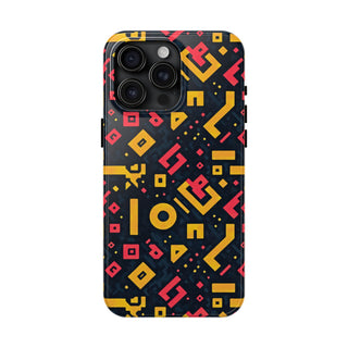 Neon Glyphs - iPhone Tough