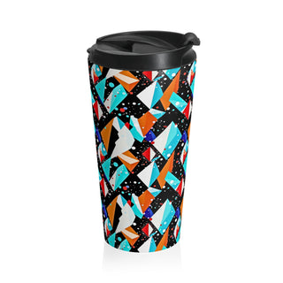 Cyan Crystal - Travel Mug