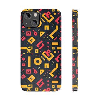 Neon Glyphs - iPhone Slim