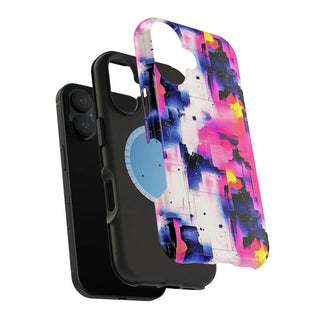 Neon Grid - iPhone MagSafe