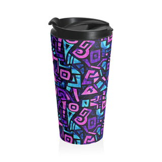 Geometric Pulse - Travel Mug