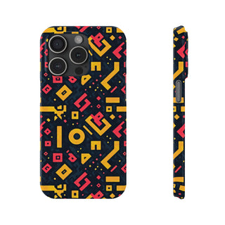 Neon Glyphs - iPhone Slim