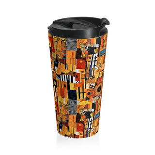 Sunset Geometry - Travel Mug