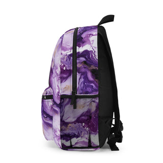 Purple Marbled - Backpack
