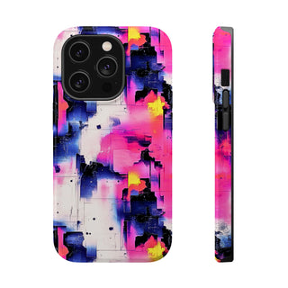 Neon Grid - iPhone MagSafe