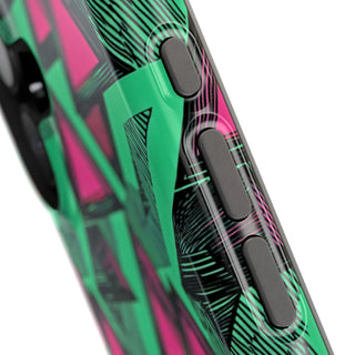 Neon Triangles - iPhone MagSafe