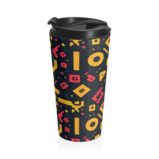 Neon Glyphs - Travel Mug
