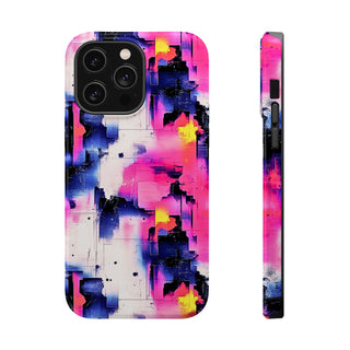 Neon Grid - iPhone MagSafe