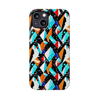 Cyan Crystal - iPhone Slim