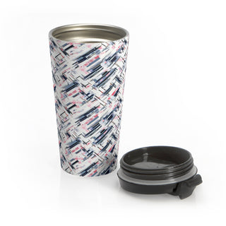 Static Grid - Travel Mug