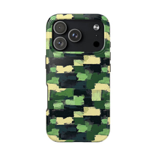 Camo Blocks - iPhone Tough