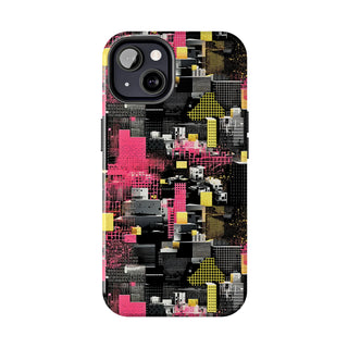 Neon Gridlock - iPhone Tough