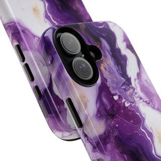 Purple Marbled