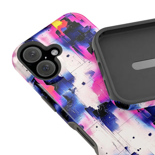 Neon Grid - iPhone MagSafe