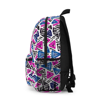 Vivid Triangles - Backpack