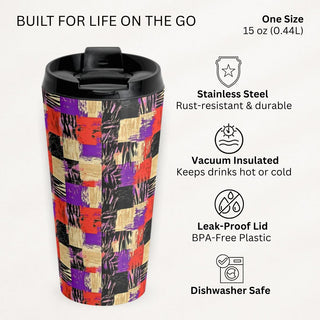 Abstract Inferno - Travel Mug