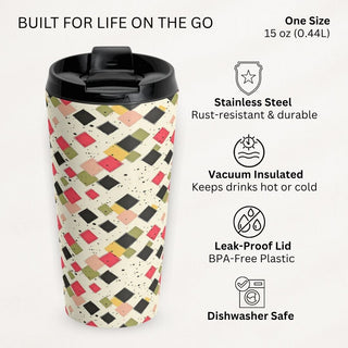 Abstract Mosaic - Travel Mug