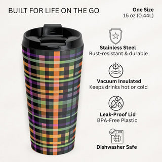 Autumn Plaid - Travel Mug
