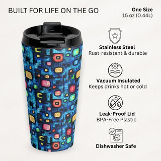 Aztec Echoes - Travel Mug