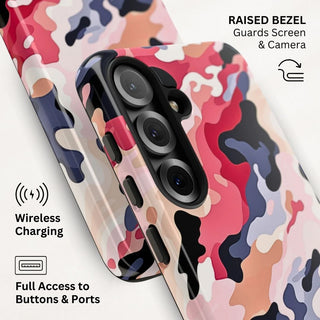 Blush Camo - Galaxy Tough