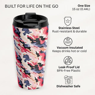 Blush Camo - Travel Mug
