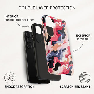 Blush Camo - Galaxy Tough