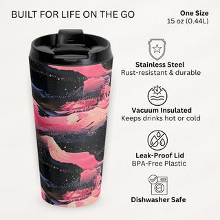 Blush Waves - Travel Mug