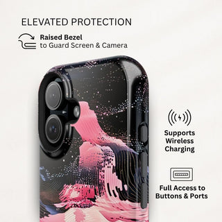 Blush Waves - iPhone Tough