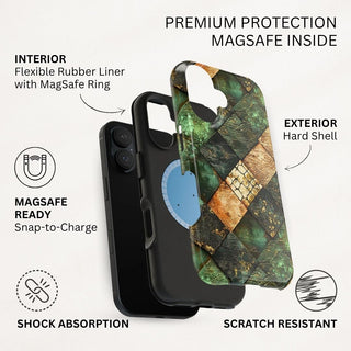 Bronze Weave - iPhone MagSafe