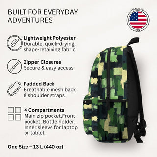 Camo Blocks - Backpack