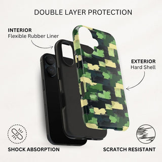 Camo Blocks - iPhone Tough