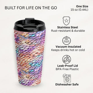 Coral Bloom - Travel Mug