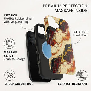 Crimson Inferno - iPhone MagSafe