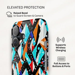 Cyan Crystal - iPhone Slim