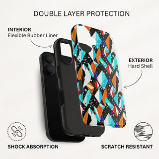 Cyan Crystal - iPhone Tough