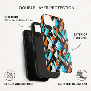 Cyan Crystal - iPhone Tough