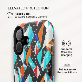 Cyan Crystal - iPhone Tough