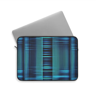 Cyber Striped Symphony - Laptop Sleeve