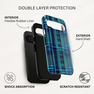 Cyber Striped Symphony - Pixel Tough