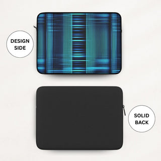 Cyber Striped Symphony - Laptop Sleeve