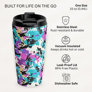 Electric Bloom - Travel Mug