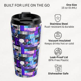 Electric Patchwork - Travel Mug