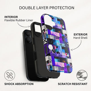 Electric Patchwork - iPhone Tough