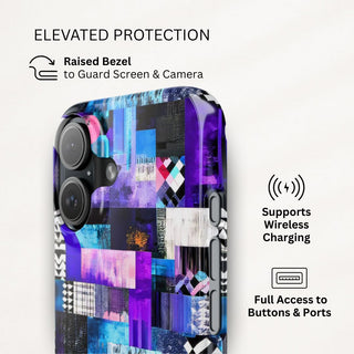Electric Patchwork - iPhone Slim