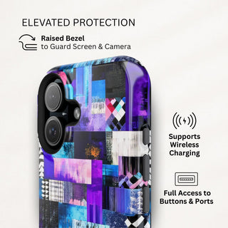 Electric Patchwork - iPhone Tough