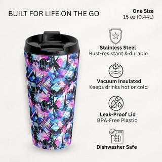 Electric Skyline - Travel Mug