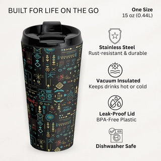 Electric Symbols - Travel Mug