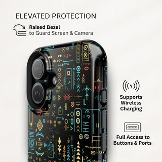 Electric Symbols - iPhone Tough