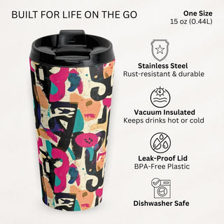 Electric Vibes - Travel Mug